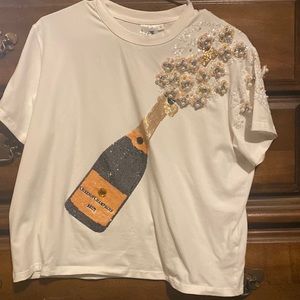 Queen of Sparkles Champagne Sequin Tee